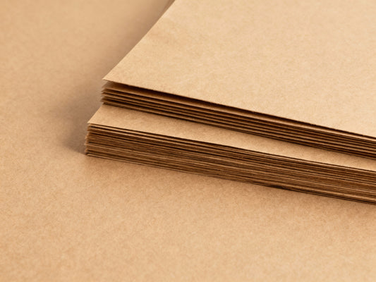Recycled Plain Brown Kraft Paper Sheets - 58CMx48CM